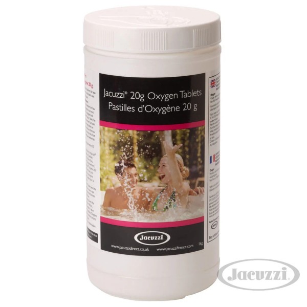 Oxygène actif en tablettes pour spa Jacuzzi®