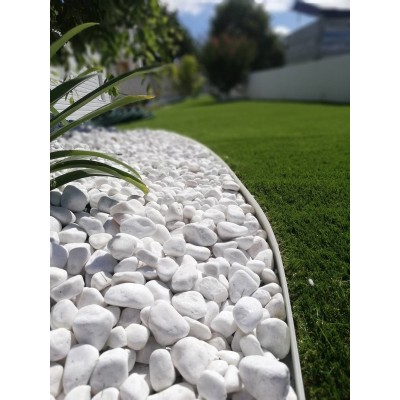 Galet marbre blanc de carrare 15 - 25 mm