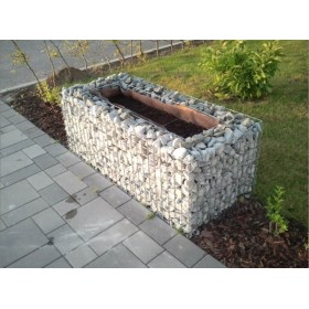 Gabion Jardinière - 100 x 50 x 50 cm - Fil de 4mm - Maille 100 x 50mm