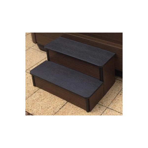 Escalier 2 marches avec contre-marche - Modern Hardwood - Jacuzzi