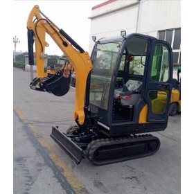 Mini-pelle JVG 2, 5 Tonnes avec moteur Kubota et cabine fermée