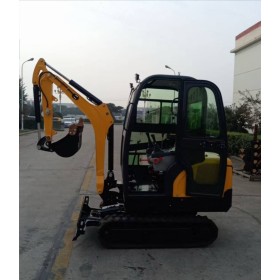 Mini-pelle JVG 2, 5 Tonnes avec moteur Kubota et cabine fermée