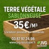 Terre végétale sablonneuse en vrac