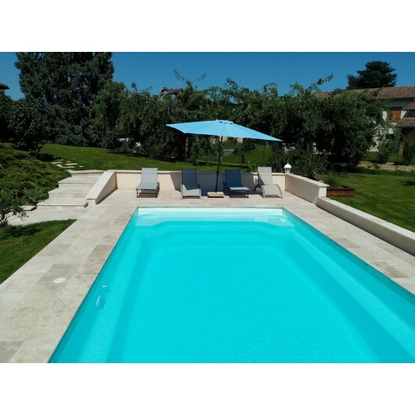 Piscine Détente 8m - Piscines Provence Polyester