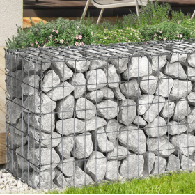 Lot de 3 gabions 100x30x50cm