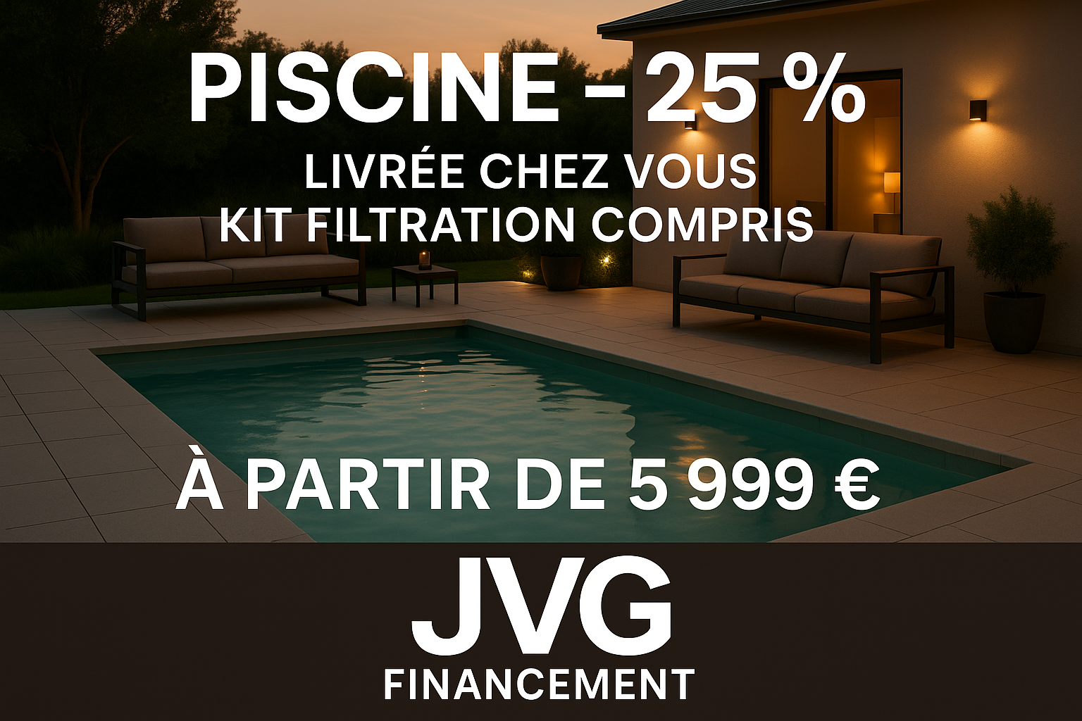-25% sur les Piscines PPP